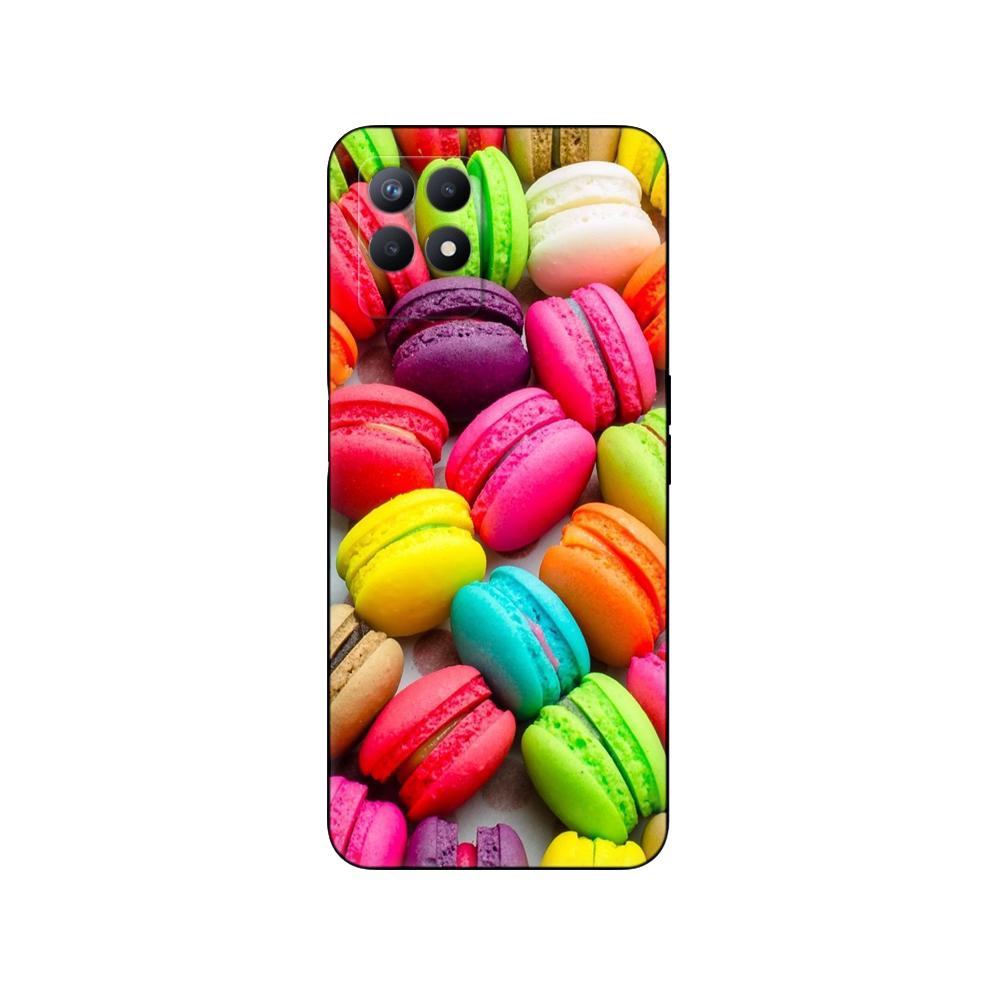 Для Realme 8i чехол 6,6 дюйма силиконовая задняя крышка для OPPO Realme8i мягкий чехол RMX3151 чехол для телефона бампер Funda Coque черный чехол из ТПУ