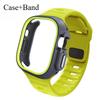 Чехол из ТПУ + силиконовый ремешок для Apple Watch Ultra 49 мм, спортивный ремешок для Iwatch Series 10 9 8 7 6 SE 5 4 46 мм 45 мм 44 мм 41 40 42 мм