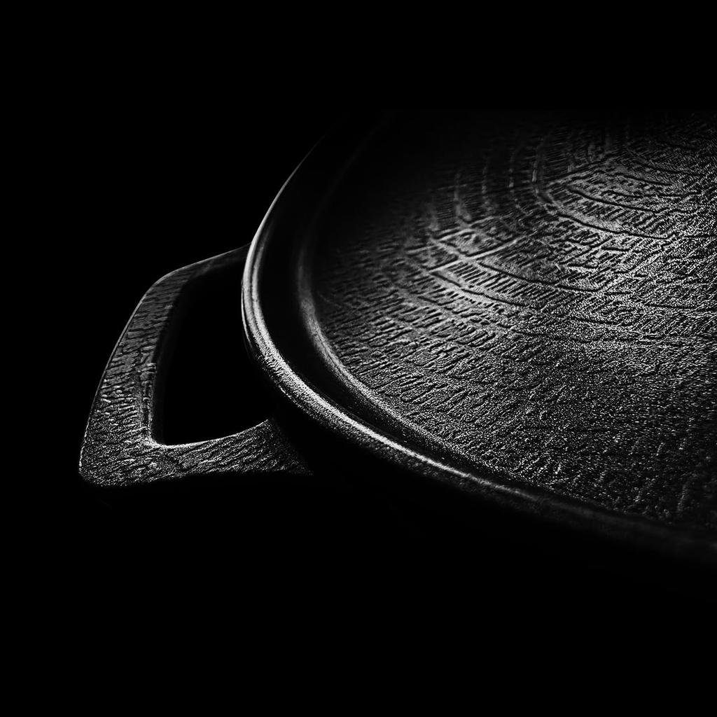 JHQ Multi Authentic Group IH Flame Kitchen Outdoor Frying Pan Edge Griddle, Product, Solo/Small Use, Lightweight, Compact, & Compatible, & Use,