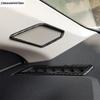For VW Volkswagen Polo  -  Car Dashboard A Pillar Speaker Audio Frame Cover Kit Trim Carbon Fiber / Red Accessories