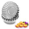 Thickened Tinplate Egg Tart Molds Durable Reusable Pudding Shells