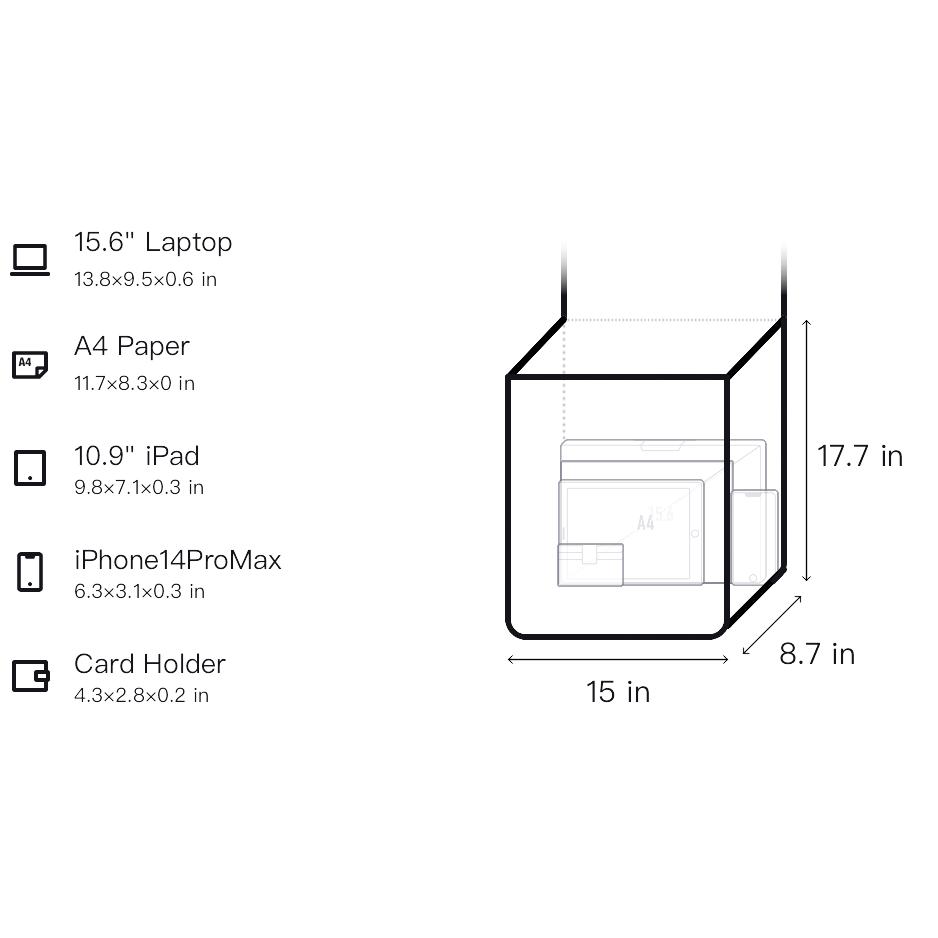 New Anta Life Collection Fabric Backpack Regular Unisex Basic Black 192518153-1