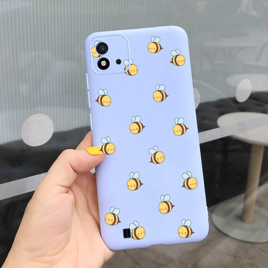 Чехол-бампер для Oppo Realme C11 Для Realme C11 2021 Мягкий силиконовый задний чехол из ТПУ для RealmeC11 2020 RMX2185 C 11 Fundas Бабочка