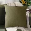 Наволочка Чистый цвет в стиле бохо с широкими полями для домашнего офиса, вечеринки, декора спальни