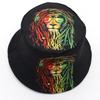 POD Lion Dreadlocks All-Over Print Fisherman Hat Hip Hop Bucket Cap Unisex Outdoor Sun Protection