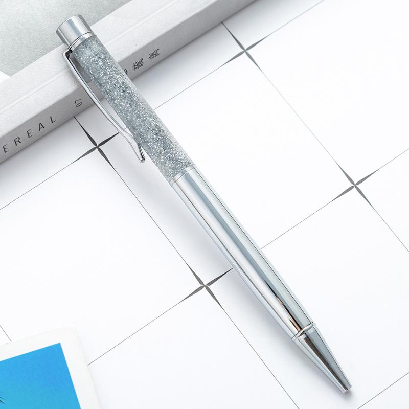 Новые ручки из золотой фольги, металлические шариковые ручки, индивидуальные подарки на день рождения, шариковые ручки с гравировкой имени, индивидуальный лазерный логотип