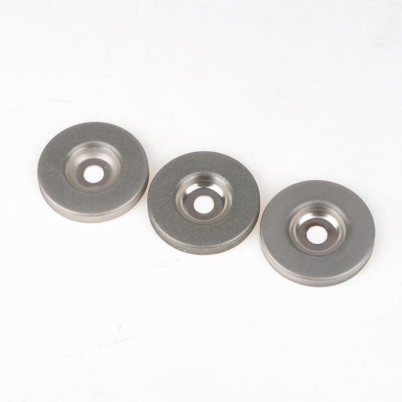 1pc Diamond Grinding Wheel Cup Emery Milling Cutter 180/320/600Grit Circle Sharpener Stone Sharpener Angle Cutting Wheel Tools