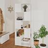 VidaXL Bookcase Room Divider White 60x24x155 Cm Chipboard