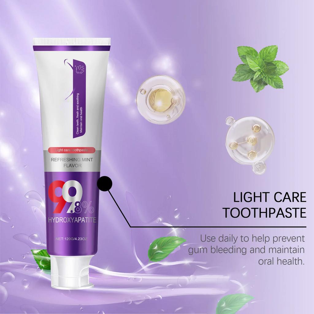 120g Teeth Whitening Toothpaste Reduce Yellow Protect Tooth Enamel Fresh Breath Oral Cleaning Teeth Gum Care Toothpaste
