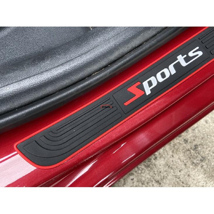 Auto Accessories Rubber Car Door Sill Threshold Protection Guards Strip Scuff