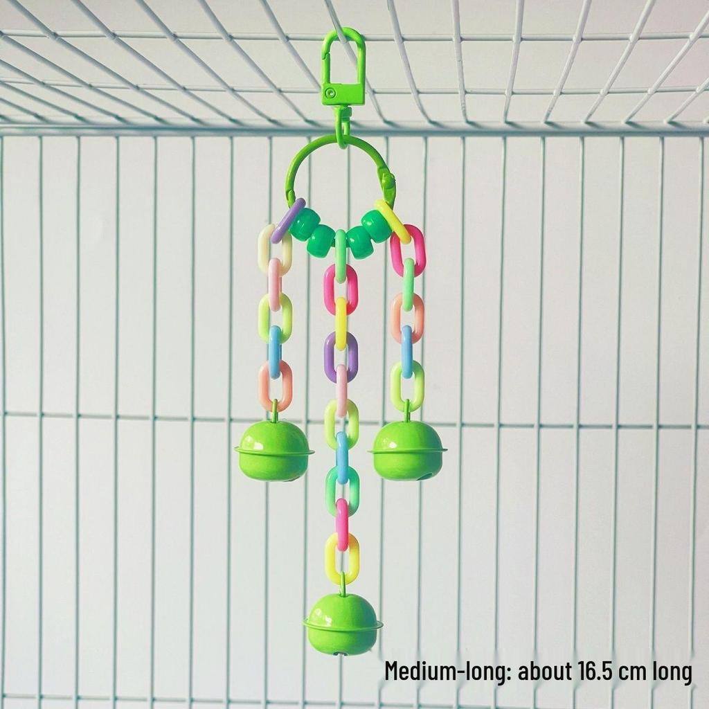 Акриловая жевательная игрушка и украшение для клетки для попугаев, корелл и волнистых попугайчиков
