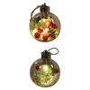 2x Luminous Ball Pendant LED Christmas Tree Decoration Lamp