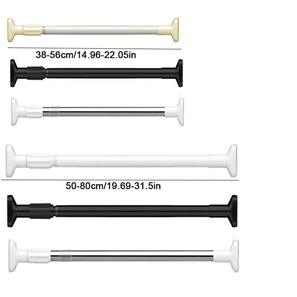 Stainless Steel Shower Curtain Poles Punch-free Clothes Hanging Rod  Balcony