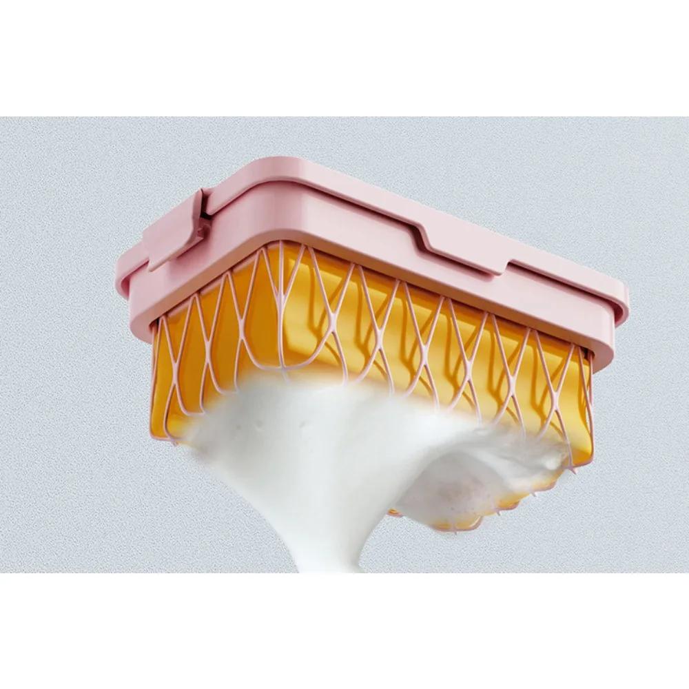 10 шт. Высокоэластичная сетка для вспенивания мыла, Многофункциональная, для стирки, для рук, для вспенивания, для дома, Нескользящая, Слив, Хранение