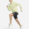 Nike Мужской спортивный солнцезащитный топ Dri-Fit Element Solid с воротником-стойкой и полумолнией, ярко-зеленый DD4757-331