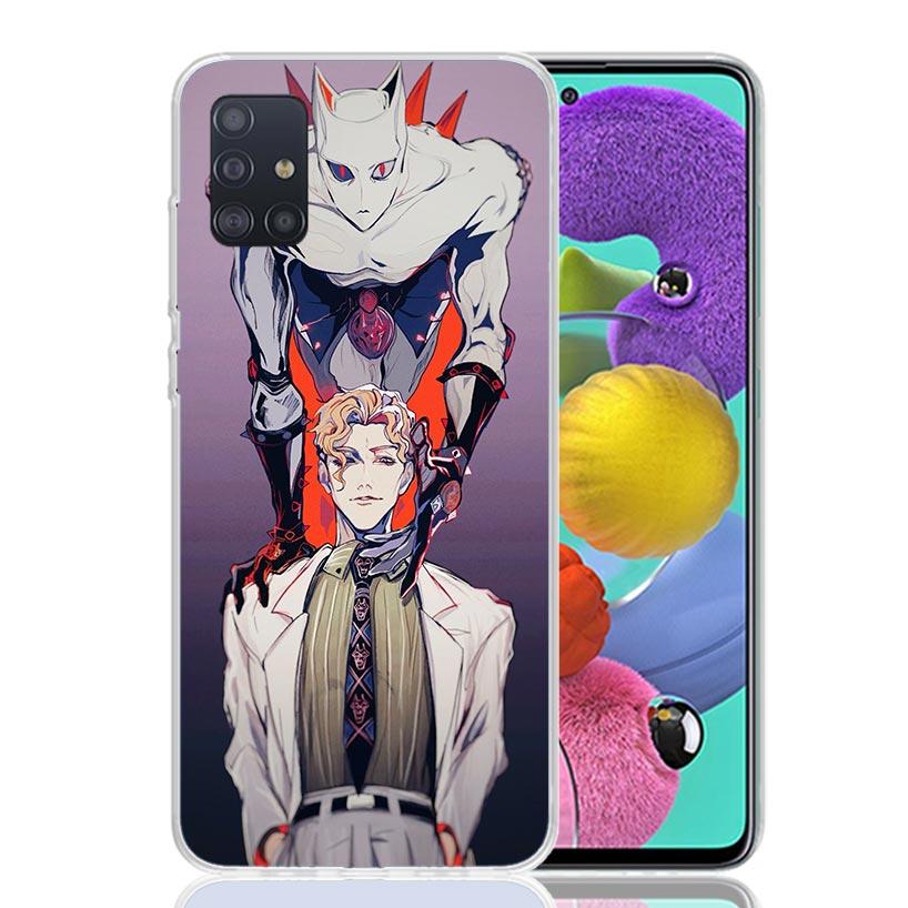 Чехол для телефона JoJo Adventure Killer Queen для Samsung Galaxy A52 A32 A22 A12 A02S A50S A30S A51 A31 AA71 Note 20 Ultra 10 S10 Plus