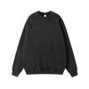 Autumn and Winter Men's Sweater American Retro Old Washed Solid Color Crew Neck Sweater Large Size Loose Jumper