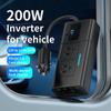 Автомобильный инвертор 200 Вт 12 В в 110 В с двумя USB и быстрой зарядкой PD