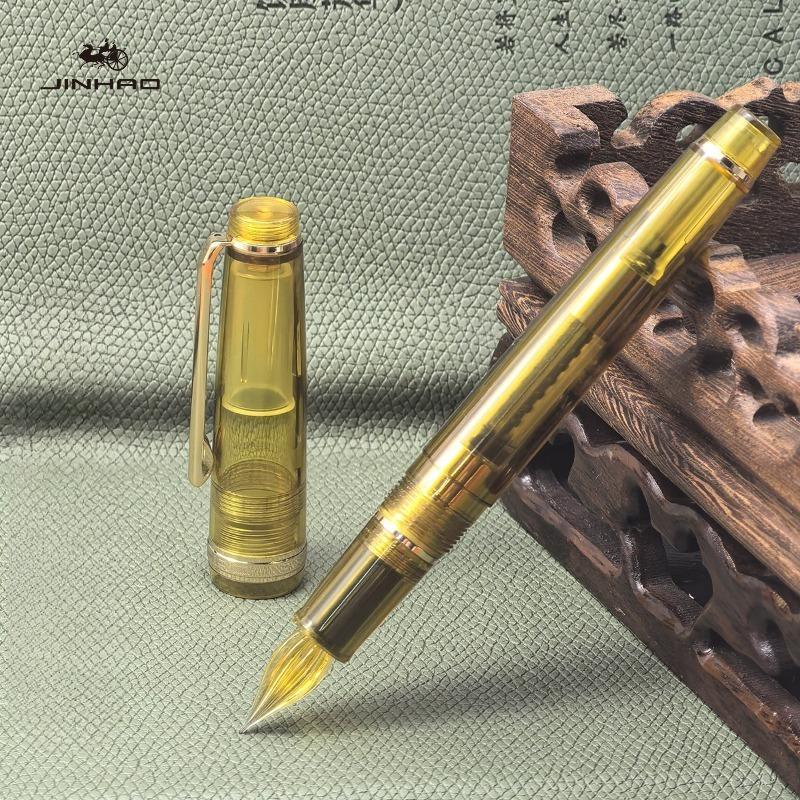 JINHAO 82 Стеклянное перо-кисть Ручная работа Мелко шлифованное Плавное письмо для каллиграфии Канцелярские товары Офис Школа Художественные принадлежности
