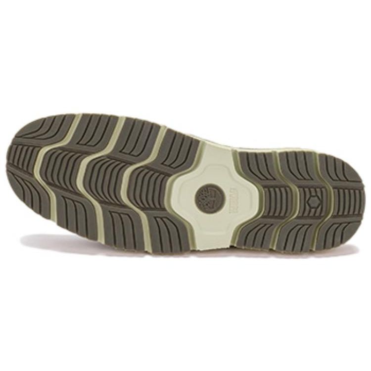 Timberland Мужские кожаные водонепроницаемые нескользящие ботинки Chukka для отдыха на природе, цвет оливково-зеленый A5YGY