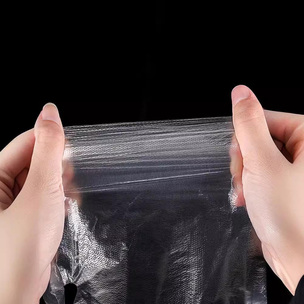 Утолщенные одноразовые полиэтиленовые перчатки для кухни и общественного питания