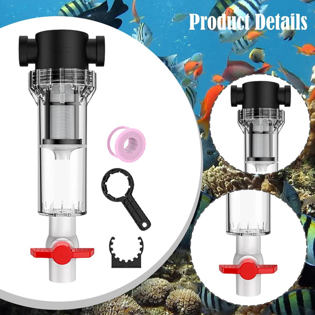 Aquarium Cleaner Internal Water Purification System with Space-saving Design for