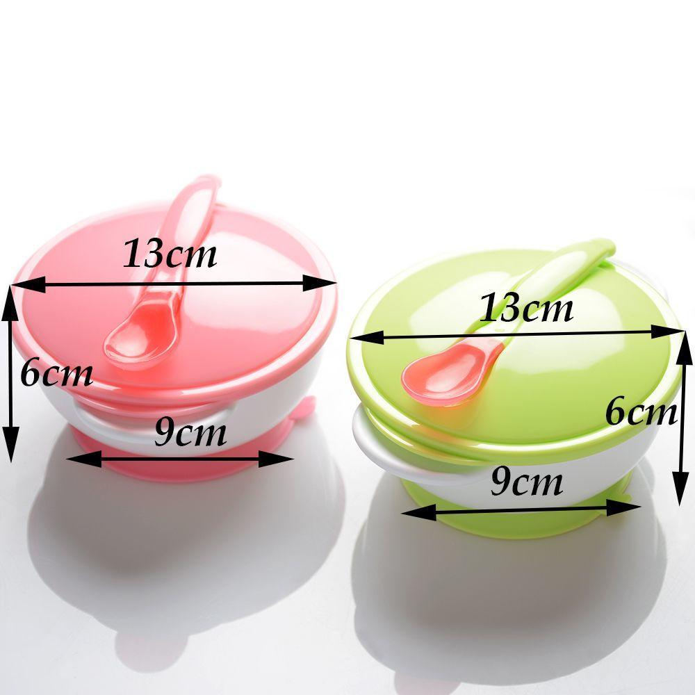 Детская с нескользящей посудой, миска с датчиком температуры, присоска для кормления