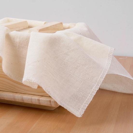 10Pcs Cotton Tofu Cloth Hemmed Square Cheese Cloth Reusable Fine Mesh Food Strainer Cloth Unbleached