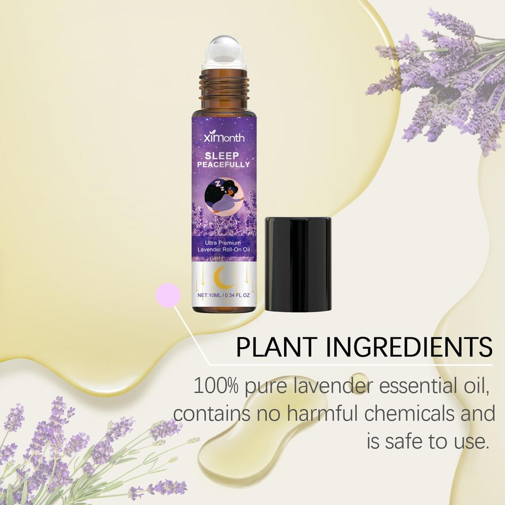 Комбинированное масло лаванды, стабилизирующее бессонницу, способствует комфортному глубокому сну, 10 мл