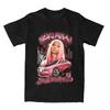 Novelty Nicki Minaj Pink Friday 2 Tour T-Shirts for Men Crew Neck Pure Cotton T Shirt Short Sleeve Tee Shirt Printed Clothes