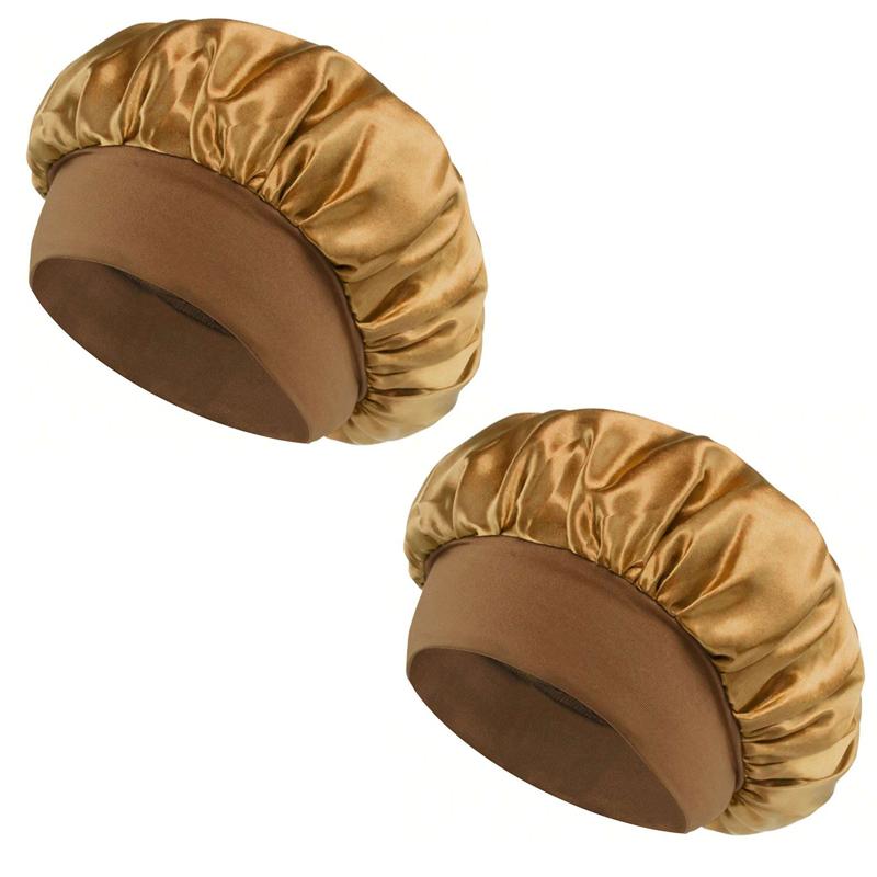 1/2 шт. атласная широкополая ночная шапочка шелковистая шапочка для волос с мягкой эластичной лентой укладочная шапочка инструмент для обертывания волос