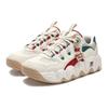 Fila Croissant Xmas Fabric Synthetic Leather Casual Shoes Women Sneakers White Gray F12W412101FSR
