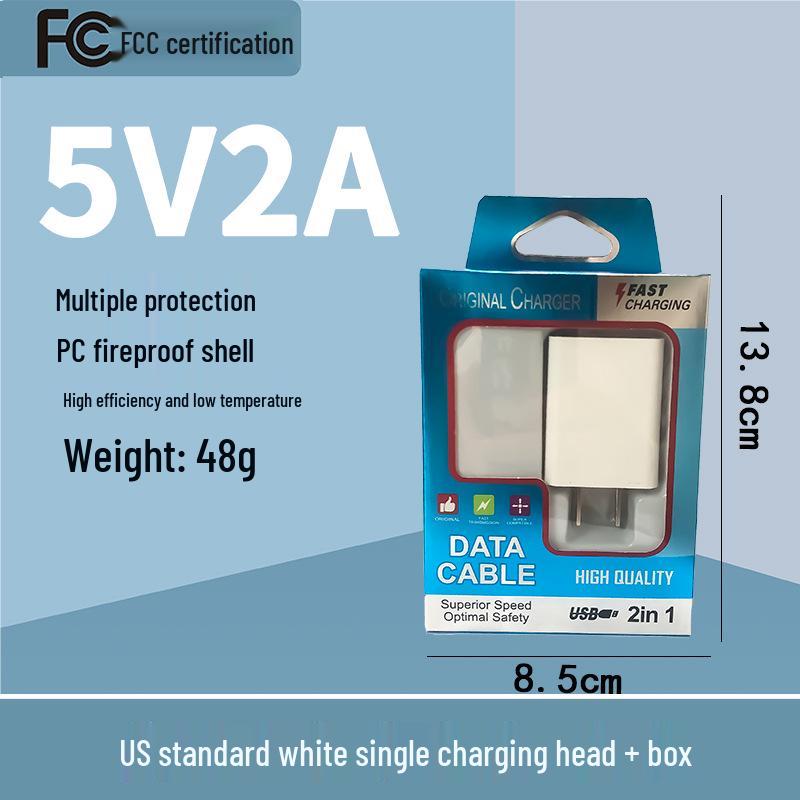Высококачественное USB-зарядное устройство для мобильного телефона 5V2A, Универсальный адаптер питания, сертифицированный 3C