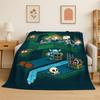 Classic Z-Zelda Cartoon Games Soft Flannel Throw Blanket,Cozy Blanket for Bed,Couch,Sofa,Bedroom,Living Room,Picnic  Camping