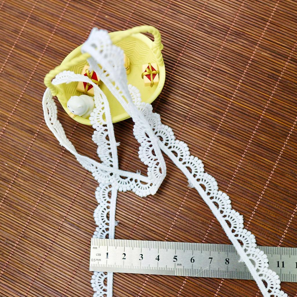 Unilateral Water-Soluble Barcode Lace, Milk Silk Embroidery Diy Accessories, Children'S Dress Lace