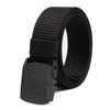 New Unisex Canvas Tactical Belt - No Metal Buckle, Woven Design, Ideal for Military Training.