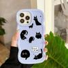 LZ11 cat Милый художественный дизайн Волна Силиконовые чехлы для телефонов Samsung A15 S23 FE S24 Ultra A34 A54 A14 Motorola G32 OnePlus Мягкий чехол