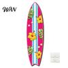 Waterproof Wooden Sign Hawaiian Surfboard Wall Art, Tropical Beach Decor Sign, Summer Aloha Theme Hanging Plaque Durable for Living Room Kids