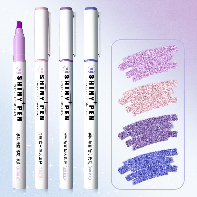 4 шт./набор Morandi градиентный цветной маркер Ins красивый маркер студенческий альбом блокнот маркер ручка кавайные канцелярские принадлежности