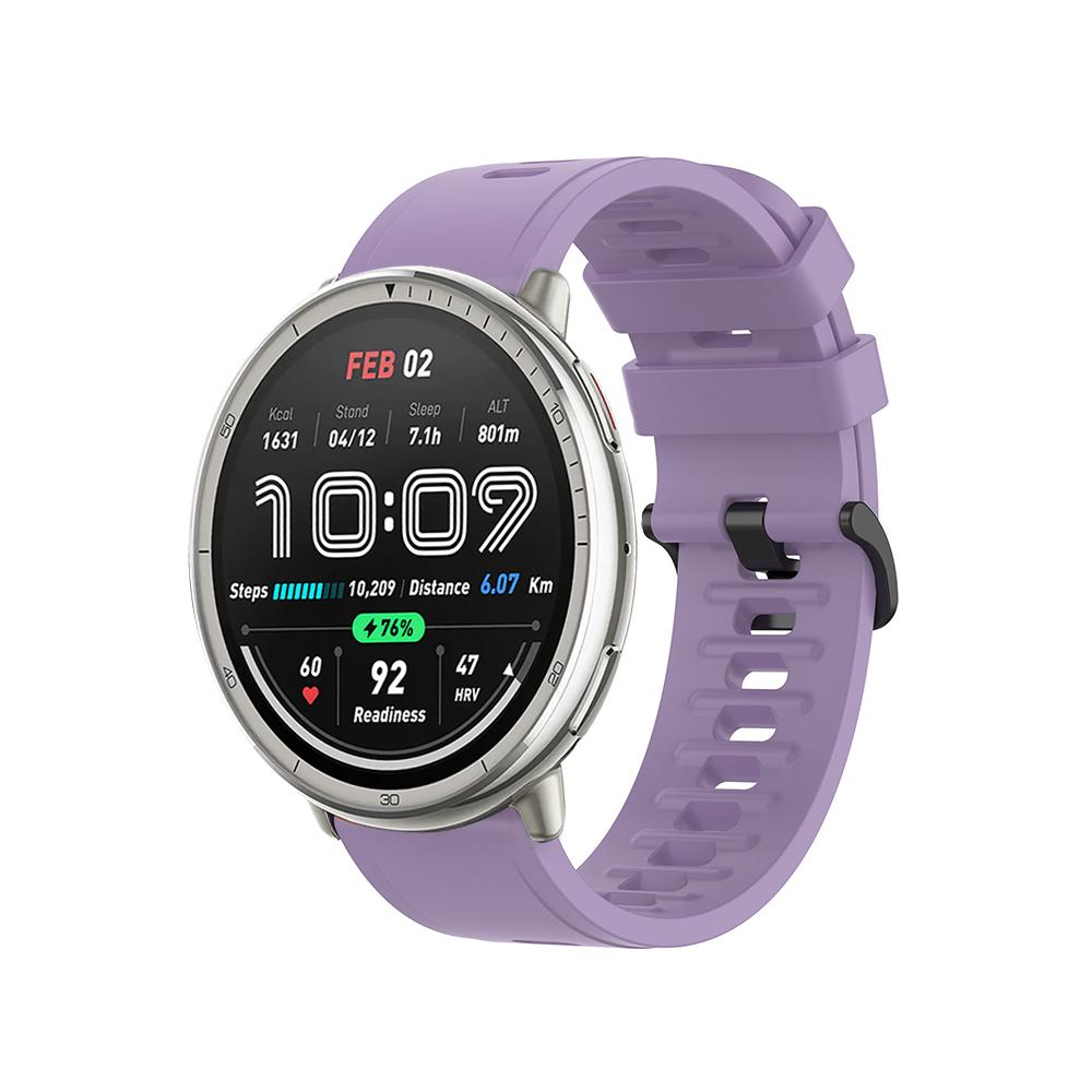 Силиконовый ремешок 20 мм 22 мм для Amazfit Active 2/GTS 4 mini 3 2 2e/Bip-U-lite Браслет для Amazfit GTR/Balance/Bip 5 6/Stratos Ремешок