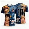Япония One Piece Луффи Футбольная майка Детская Футбольная специальная майка Мужская Женская Взрослая Детская