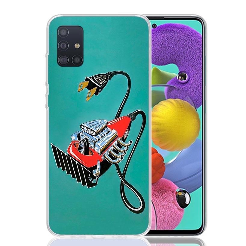 Hair Stylist Scissors Brush Phone Case For Samsung Galaxy A52 A42 A32 A22 A12 A51 A50S A40 A30S A20E A10S A41 A31 A21S A11 A72 A