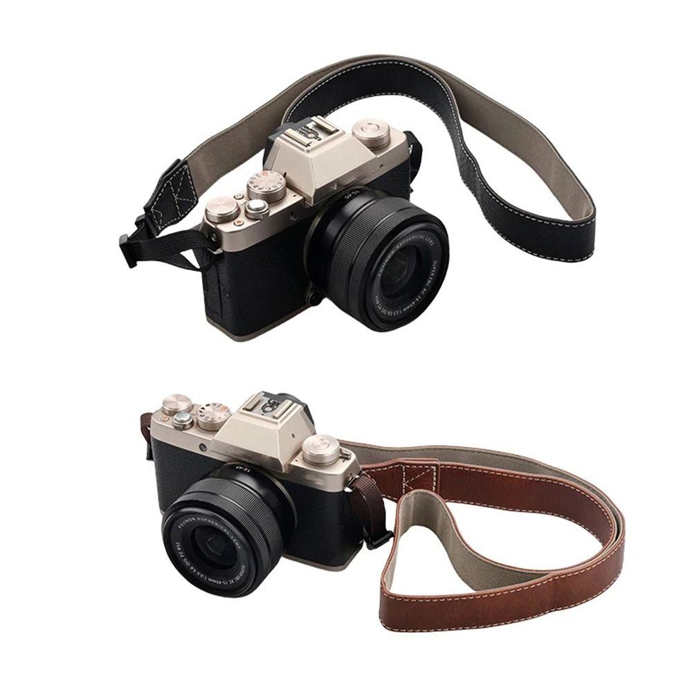 Микро-однолямочный ремень из ПУ кожи для Canon G7x Nikon Fujifilm Sony Zv-1 Удобная декомпрессия