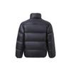 Li-Ning Badfive Letter Print Stand Woollow Short Down Jacket Men Jacket Black AYMT139-4