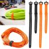 2Pcs Multi-purpose Ties Cable Straps Unbind Quickly Fastener Tape Rubber Tension Strap  Cargo
