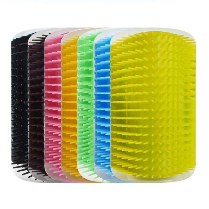 Cat Scratcher Massager for Cats Scratching Pets Brush Remove Hair Comb Grooming Table Dogs Kitten Clean Corner Brush Removable