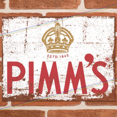 PIMMS Металлические Знаки Мужская Берлога Сарай Гараж Бар Паб Винтажный Ретро Постер Жестяная Вывеска Великобритания Алюминий