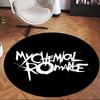 My Chemical Romance (14) Круглый офисный ковер Декоративный напольный ковер для офиса, спальни, гостиной и домашнего пространства