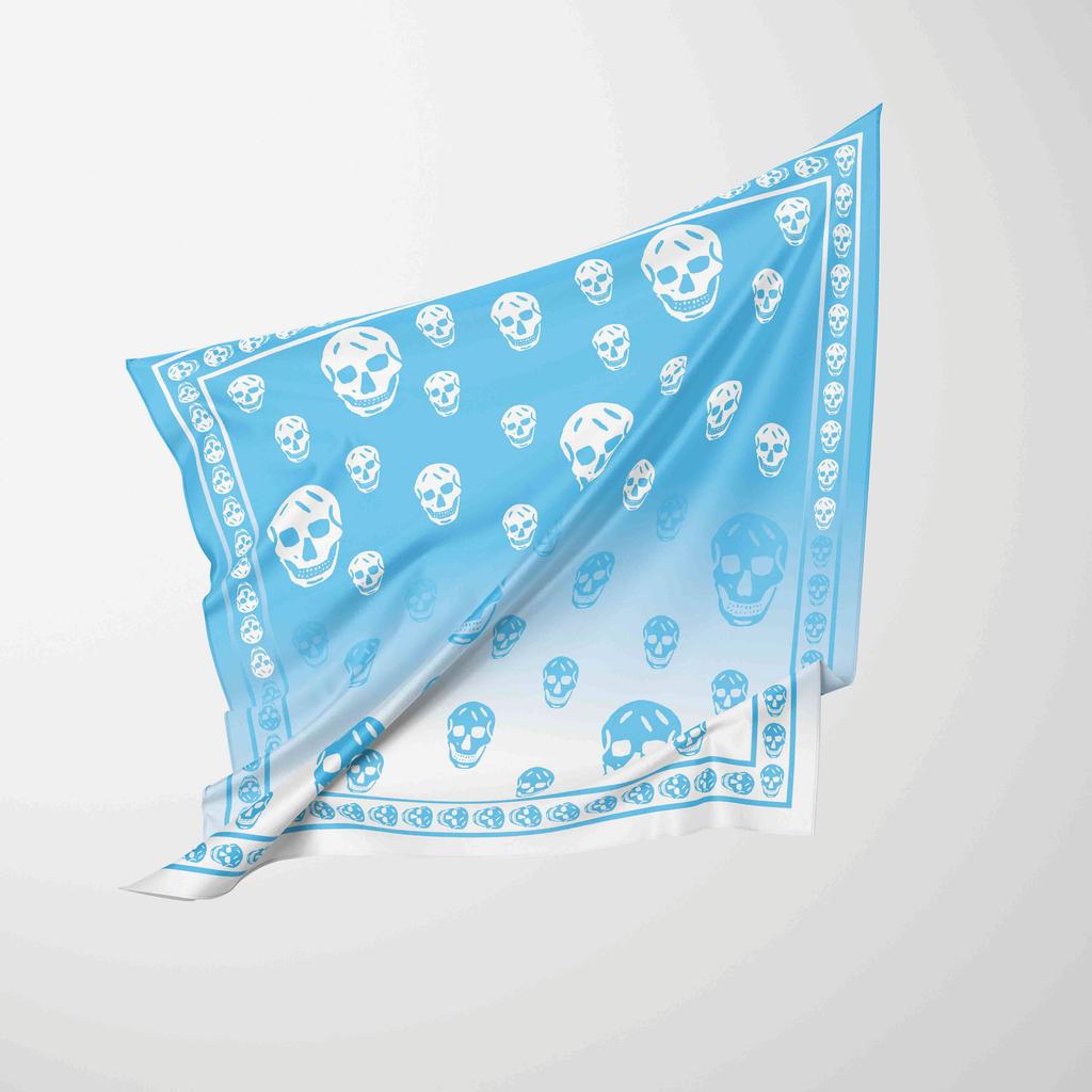 70CM*70CM Spring Women Polyester Chiffon Foulard Scarf Fashion Foulard Printed Neck Tie Belt Hair Accessories