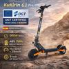 Электросамокат KuKirin G2 Pro VMP с сертификатом DGT, мотор 500 Вт, аккумулятор 48 В 15 Ач, бескамерные шины 9 дюймов, Электросамокаты